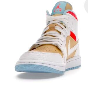 Multicolor High-Top Sneakers